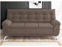 Sofá 3 Lugares Suede Atrium Linoforte - 6