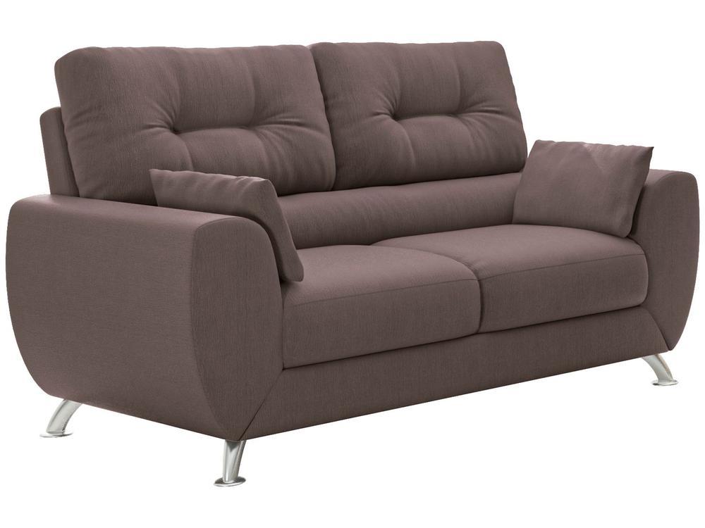 Sofá 2 Lugares Suede Amarilis Linoforte - 4