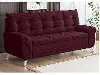 Sofá 3 Lugares Suede Atrium Linoforte - 1