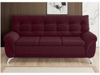 Sofá 3 Lugares Suede Atrium Linoforte - 6