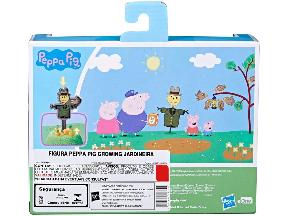 Mini Figura Peppa Pig Jardineira Hasbro 2 Unidades - 3