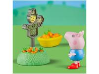 Mini Figura Peppa Pig Jardineira Hasbro 2 Unidades