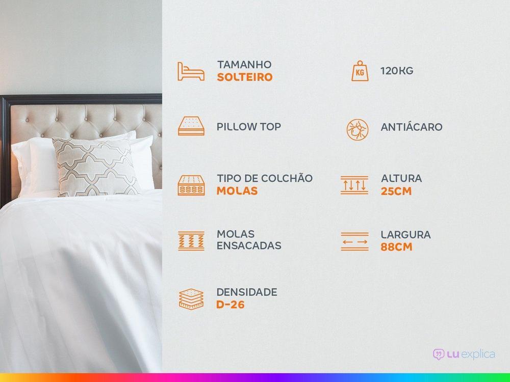 Colchão Solteiro Umaflex de Mola Ensacada - 8