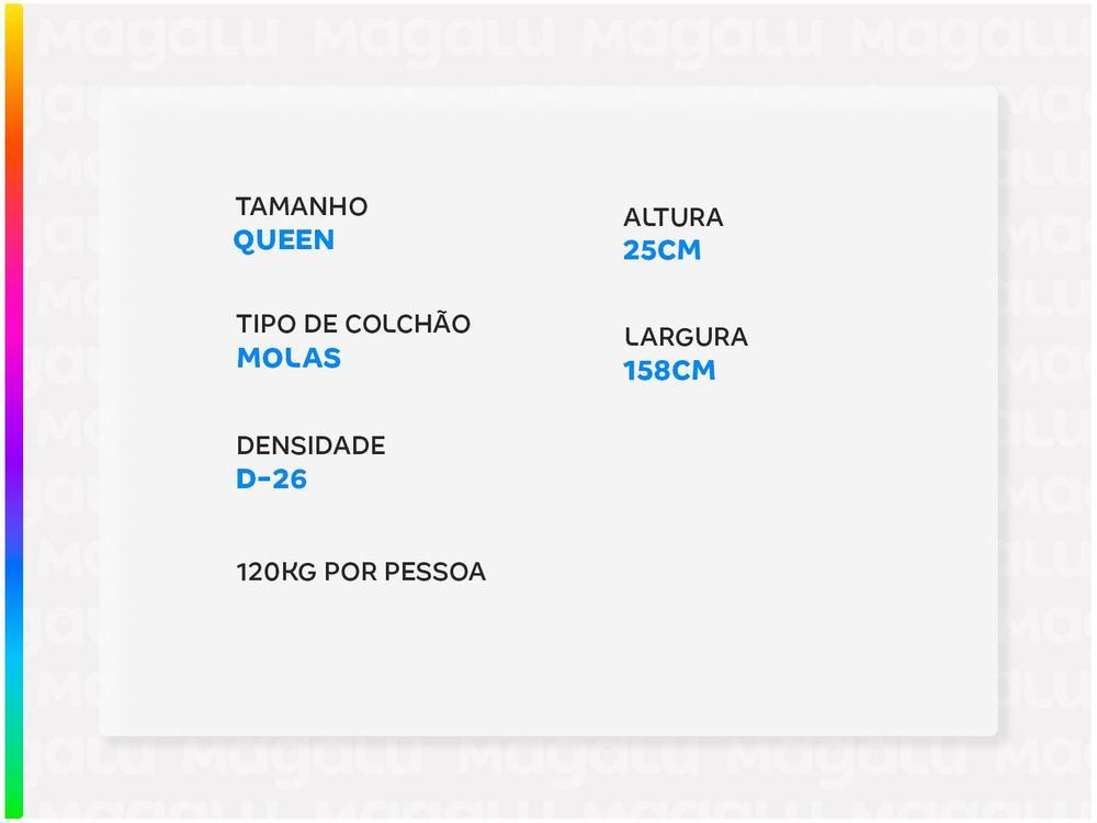 Colchão Queen Umaflex de Mola Ensacada - 2