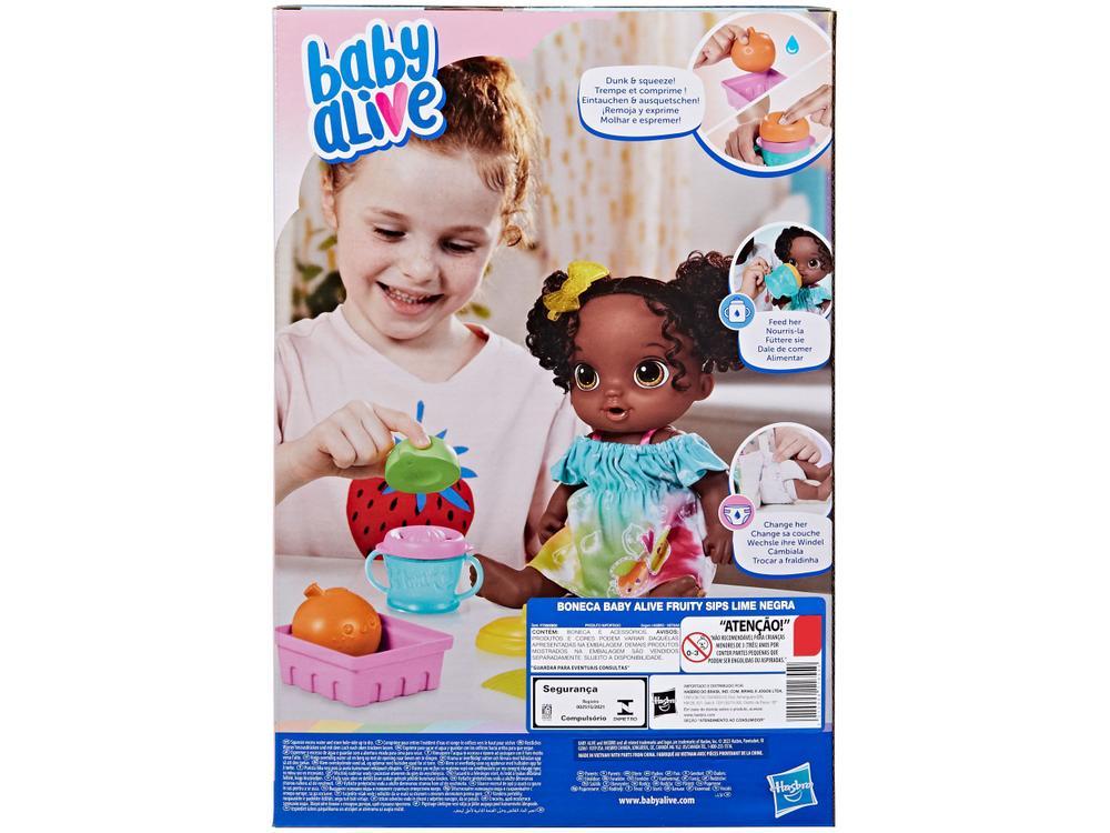 Boneca Baby Alive Hora do Suco Negra  - 4