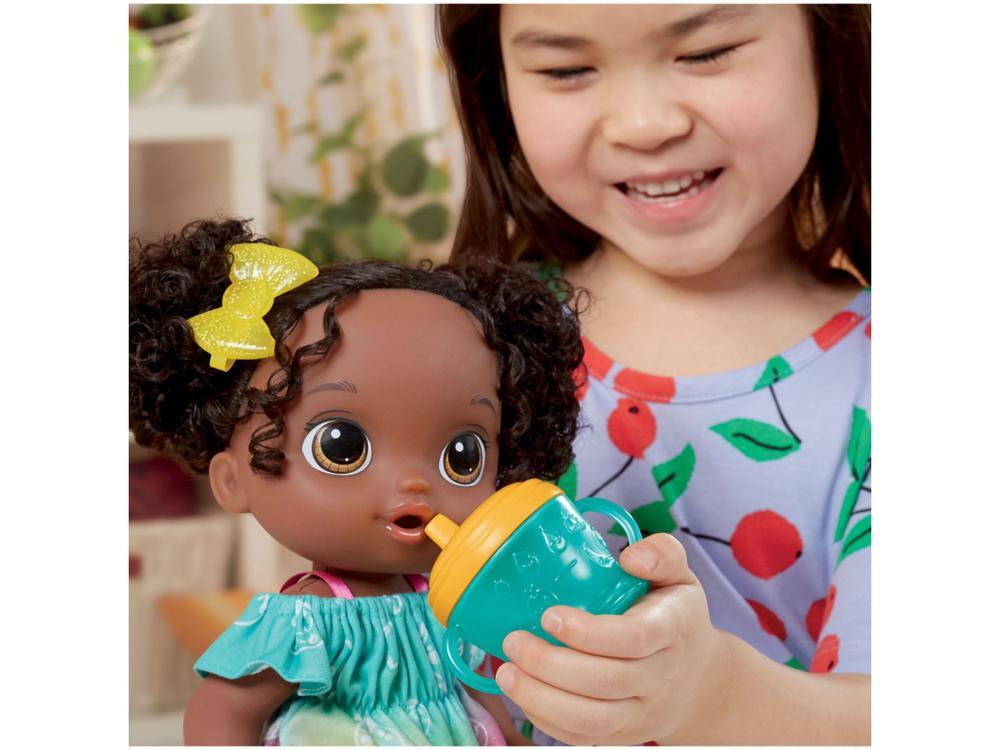 Boneca Baby Alive Hora do Suco Negra  - 7