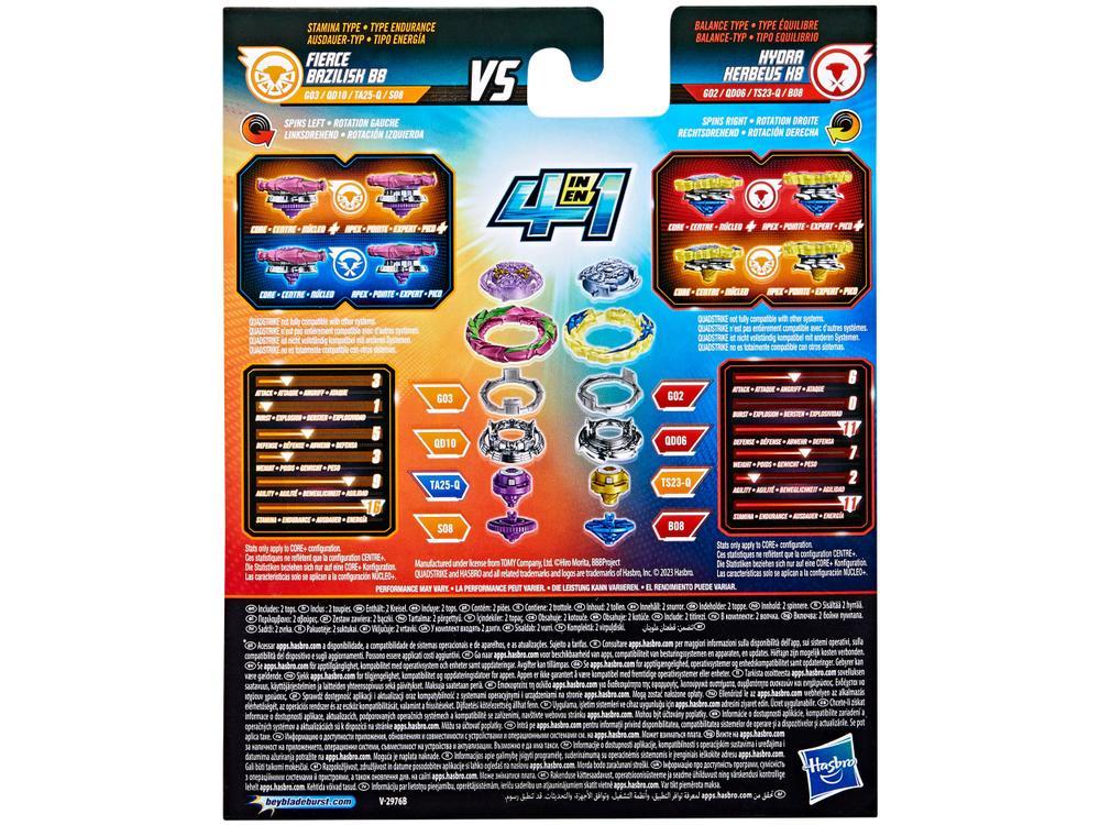 Beyblade Hasbro Burst Fierce Bazilisk B8 e Hydra - 3