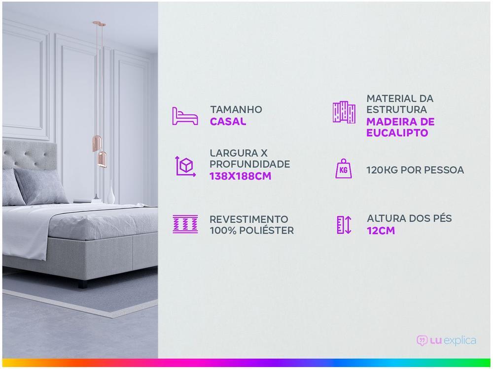Base Cama Box Casal Umaflex 138x38x188cm - 2