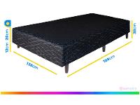 Base Cama Box Casal Umaflex 138x38x188cm - 5