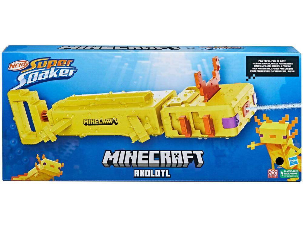 Nerf de Água Super Soaker Minecraft Axolotl - 16
