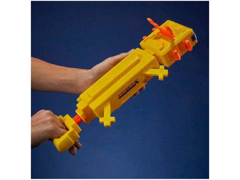 Nerf de Água Super Soaker Minecraft Axolotl - 11