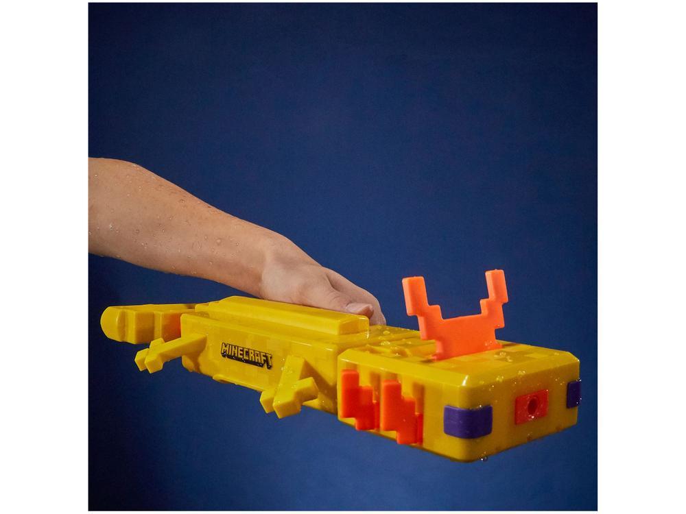 Nerf de Água Super Soaker Minecraft Axolotl - 12