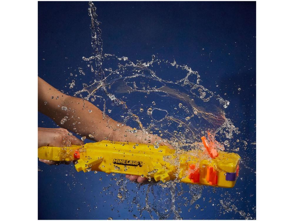 Nerf de Água Super Soaker Minecraft Axolotl - 13