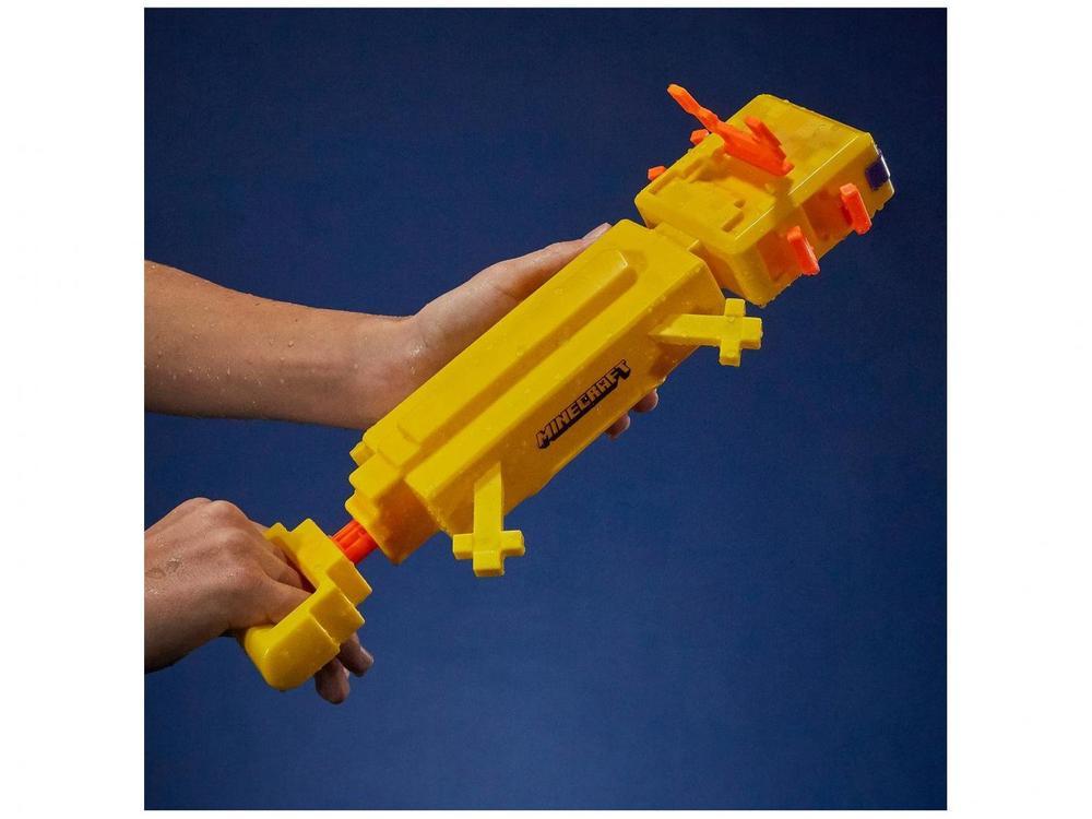 Nerf de Água Super Soaker Minecraft Axolotl - 7