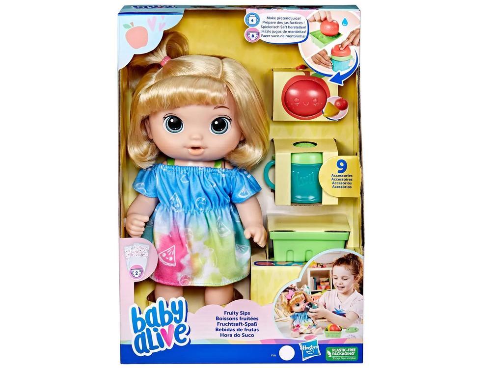 Boneca Baby Alive Hora do Suco Loira  - 6