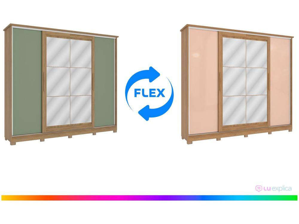 Guarda-roupa Casal Modulado com Espelho - 11