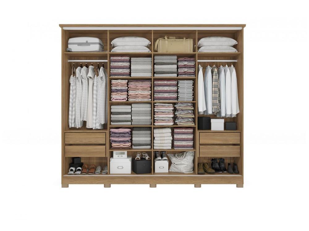Guarda-roupa Casal Modulado com Espelho - 17