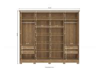 Guarda-roupa Casal Modulado com Espelho - 18