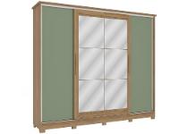 Guarda-roupa Casal Modulado com Espelho - 7