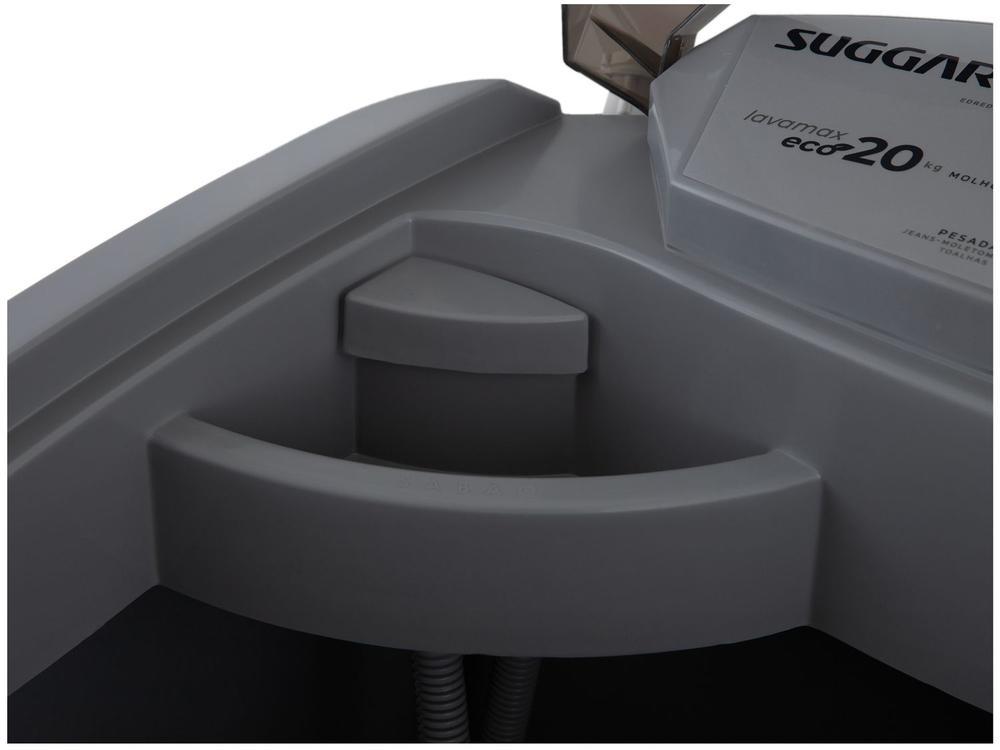 Lavadora de Roupas Suggar 20kg 6 Programas de Lavagem Prata Lavamax Eco LE2001PR - 15