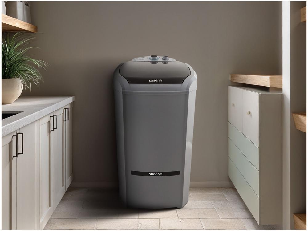 Lavadora de Roupas Suggar 20kg 6 Programas de Lavagem Prata Lavamax Eco LE2001PR - 2