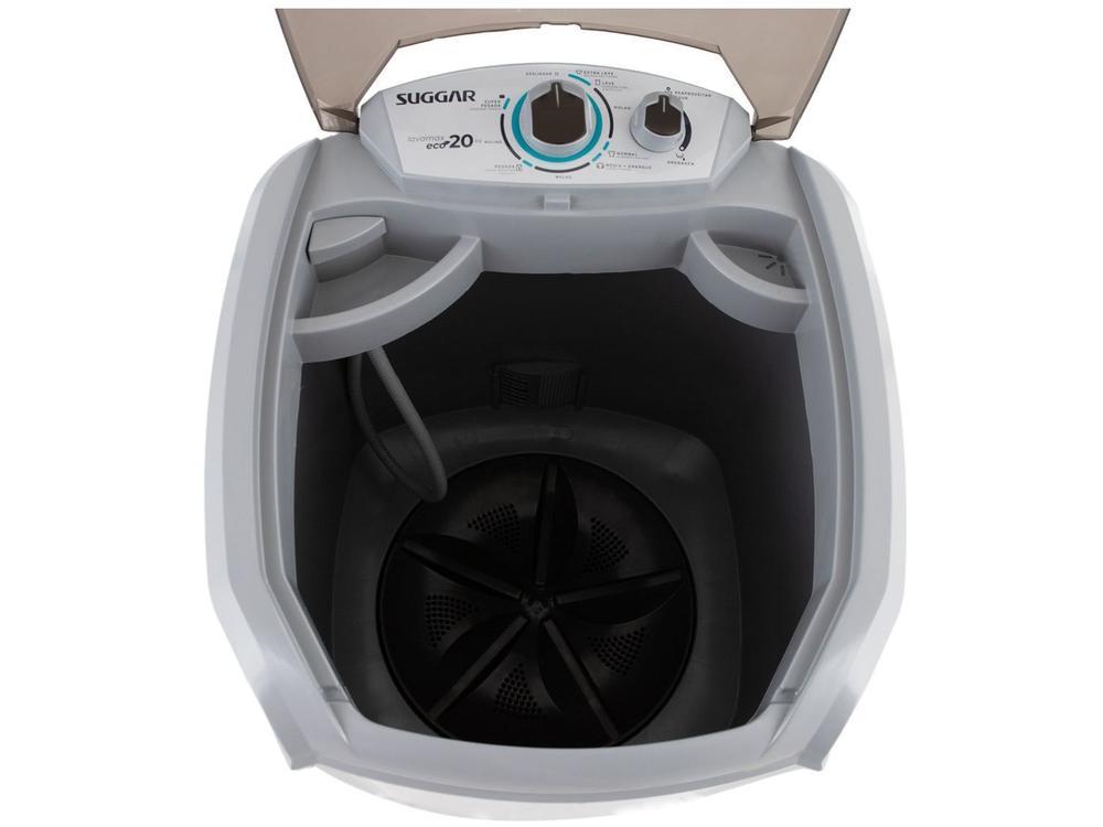 Lavadora de Roupas Suggar 20kg 6 Programas de Lavagem Prata Lavamax Eco LE2001PR - 6