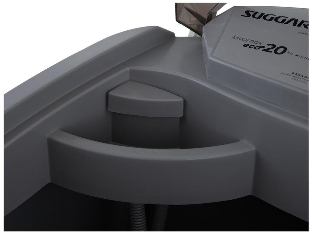 Lavadora de Roupas Suggar 20kg 6 Programas de Lavagem Prata Lavamax Eco LE2001PR - 8