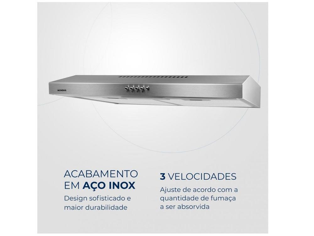 Depurador de Ar Mondial 60cm até 4 Bocas - 6