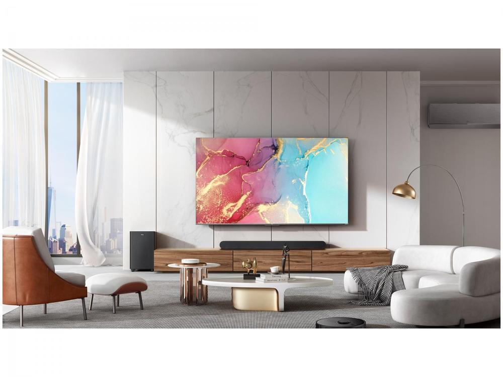 Smart TV 55” 4K UHD QLED TCL 55C635 60Hz Wi-Fi - 4