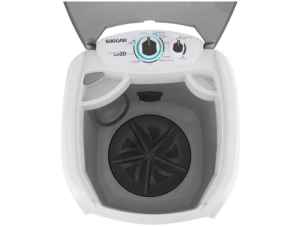 Lavadora de Roupas Suggar 20kg 6 Programas de Lavagem Branca Lavamax Eco LE2002BR - 16