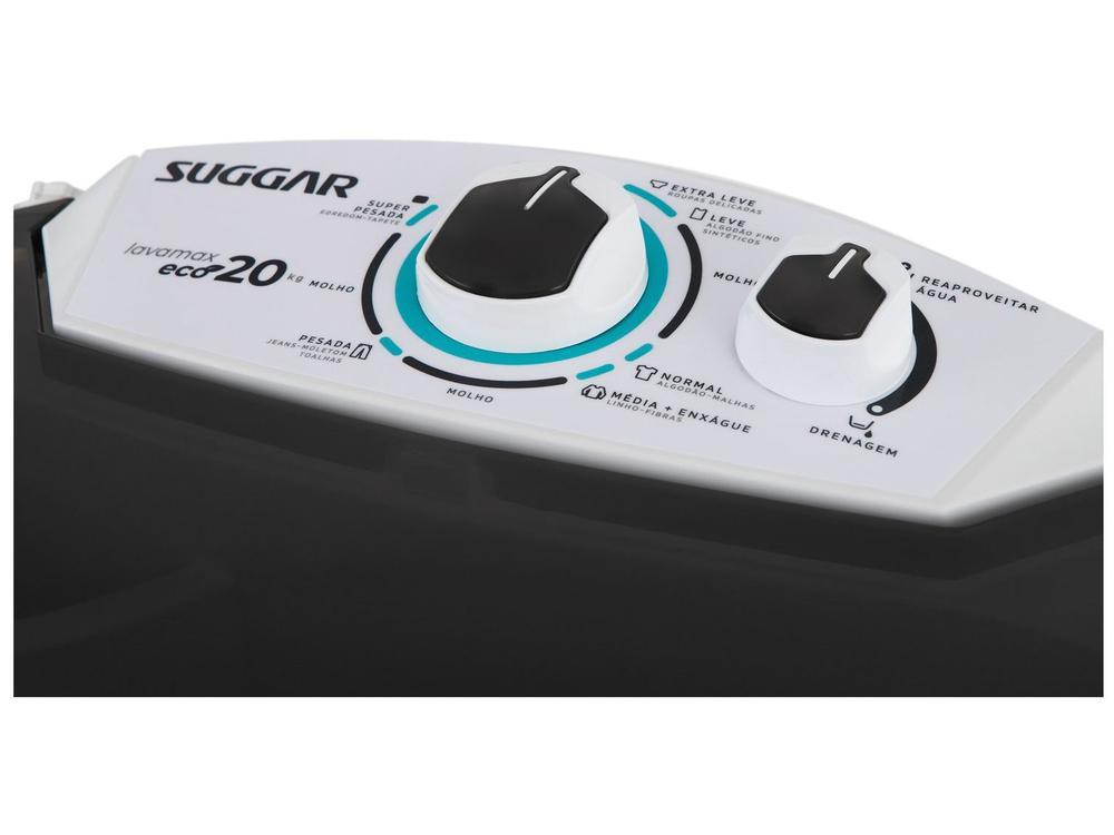 Lavadora de Roupas Suggar 20kg 6 Programas de Lavagem Branca Lavamax Eco LE2002BR - 7