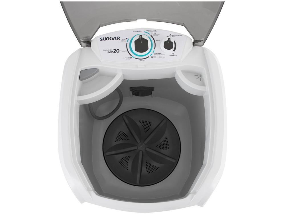 Lavadora de Roupas Suggar 20kg 6 Programas de Lavagem Branca Lavamax Eco LE2001BR - 27
