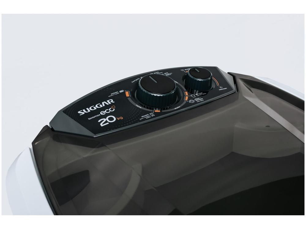 Lavadora de Roupas Suggar 20kg 6 Programas de Lavagem Branca Lavamax Eco LE2001BR - 4