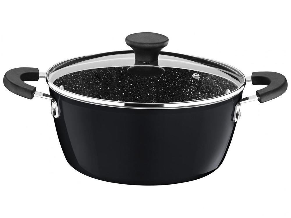 Jogo de Panelas Tramontina Revestimento Cerâmico de Alumínio Cinza 5 Peças Glenz - 11