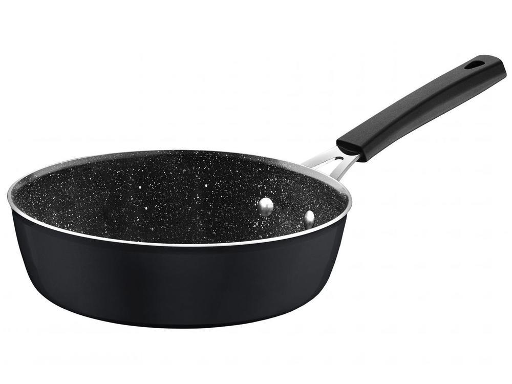 Jogo de Panelas Tramontina Revestimento Cerâmico de Alumínio Cinza 5 Peças Glenz - 6