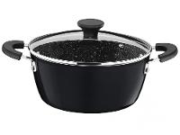 Jogo de Panelas Tramontina Revestimento Cerâmico de Alumínio Cinza 5 Peças Glenz - 7