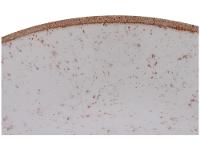 Jogo de Pratos Redondo de Porcelana Marrom - 6