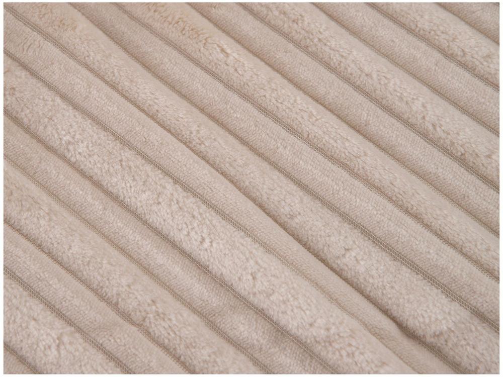 Manta Casal de Poliéster Karsten Linhares Areia - 7