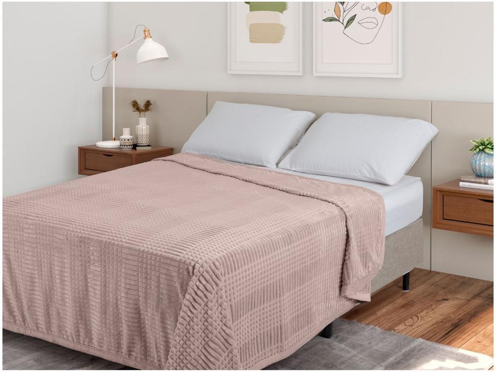 Manta Casal de Poliéster Karsten Lima Blush - 4