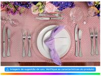 Jogo de Pratos Redondo de Porcelana Branco - 6