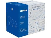 Jogo de Pratos Redondo de Porcelana Branco - 7