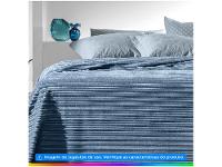 Manta Queen de Poliéster Karsten Linhares Azul Allure - 8