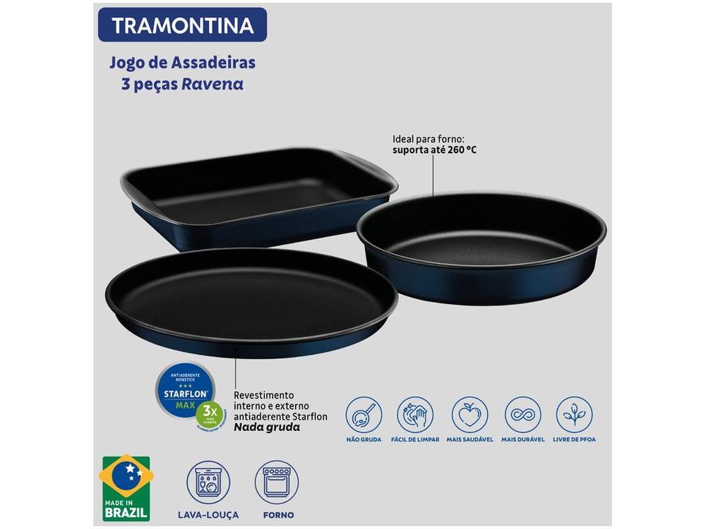 Conjunto de Assadeiras de Alumínio Antiaderente - 8