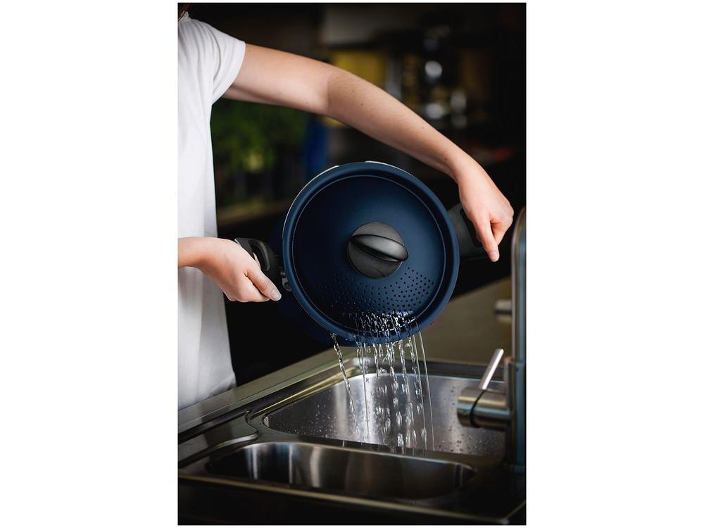 Espagueteira Tramontina de Alumínio 5,7L Azul - 10