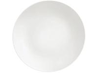 Jogo de Pratos Redondo de Porcelana Branco - 3