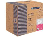 Jogo de Pratos Redondo de Porcelana Branco - 6