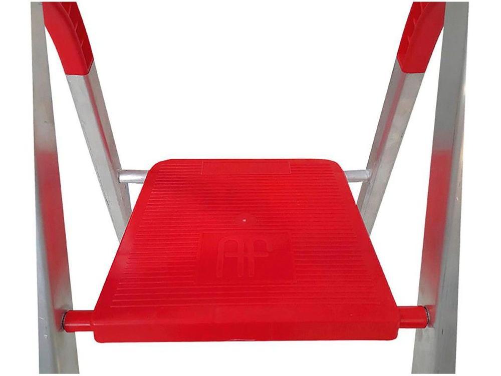 Escada de Alumínio Tesoura 3 Degraus Doméstica - 2