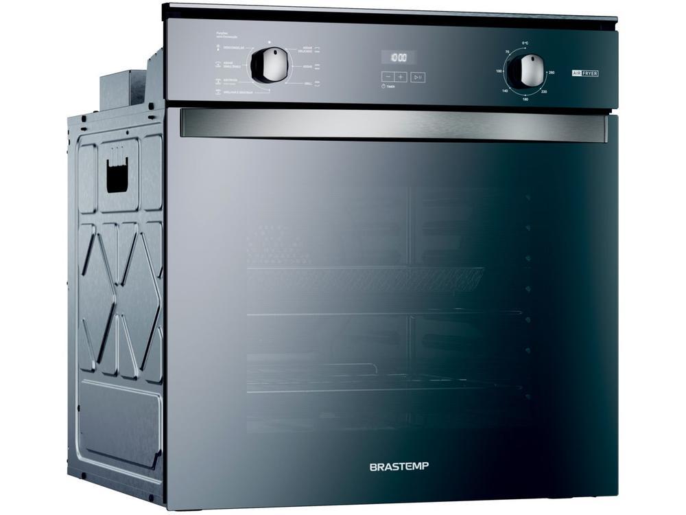 Forno Elétrico de Embutir Função Air Fryer Brastemp 84L Inox Espelhado BOF84ARBNA - 1