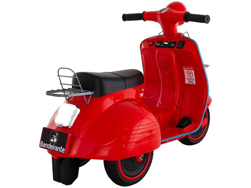 Moto Lambreta Elétrica Infantil 6V 2 Marchas - 4