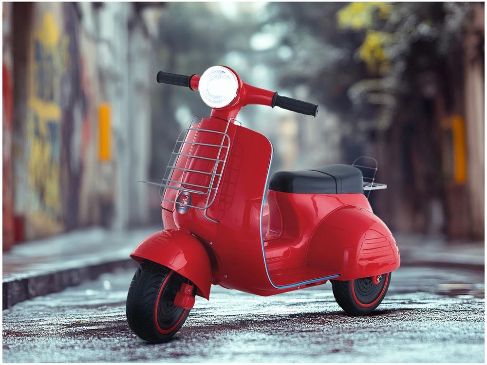 Moto Lambreta Elétrica Infantil 6V 2 Marchas - 2